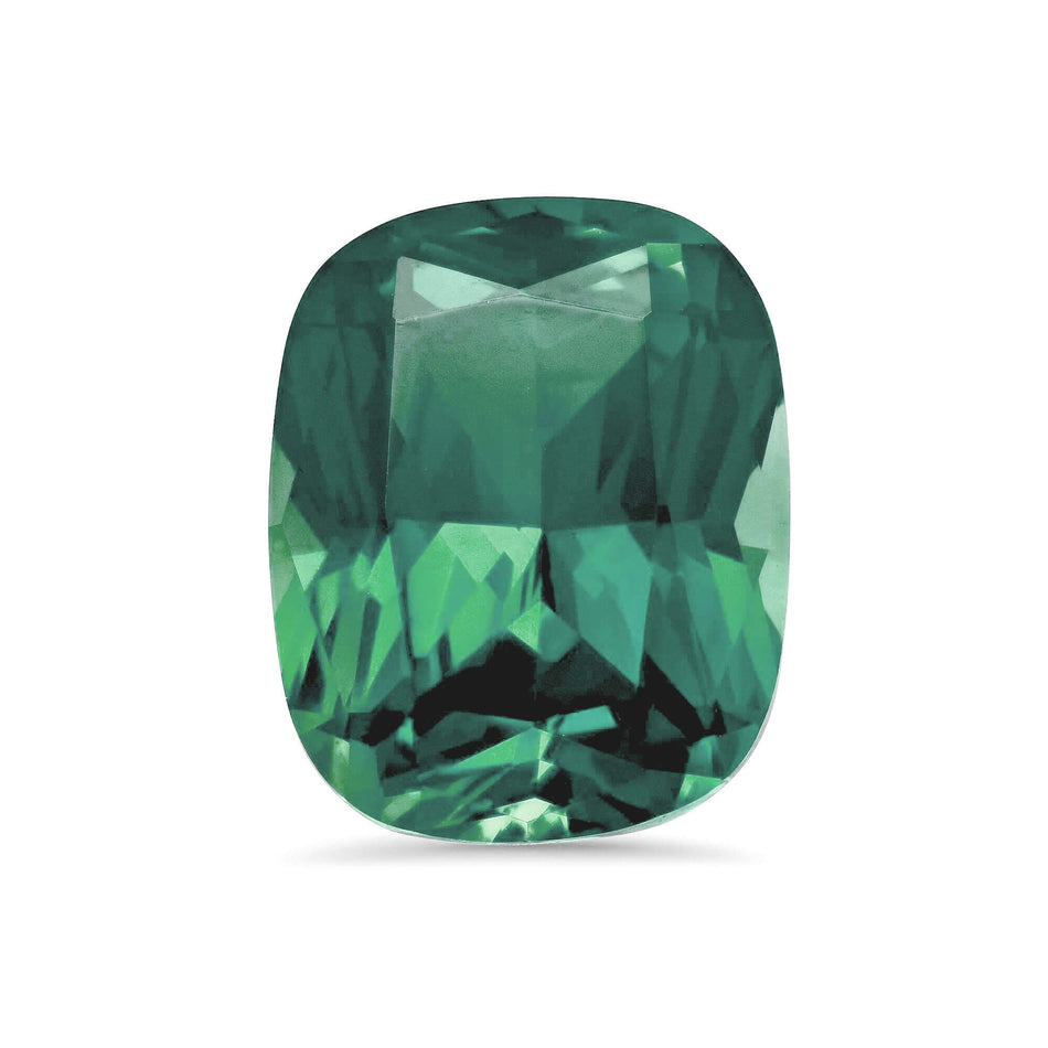 Antique Cushion Lab Created Emerald