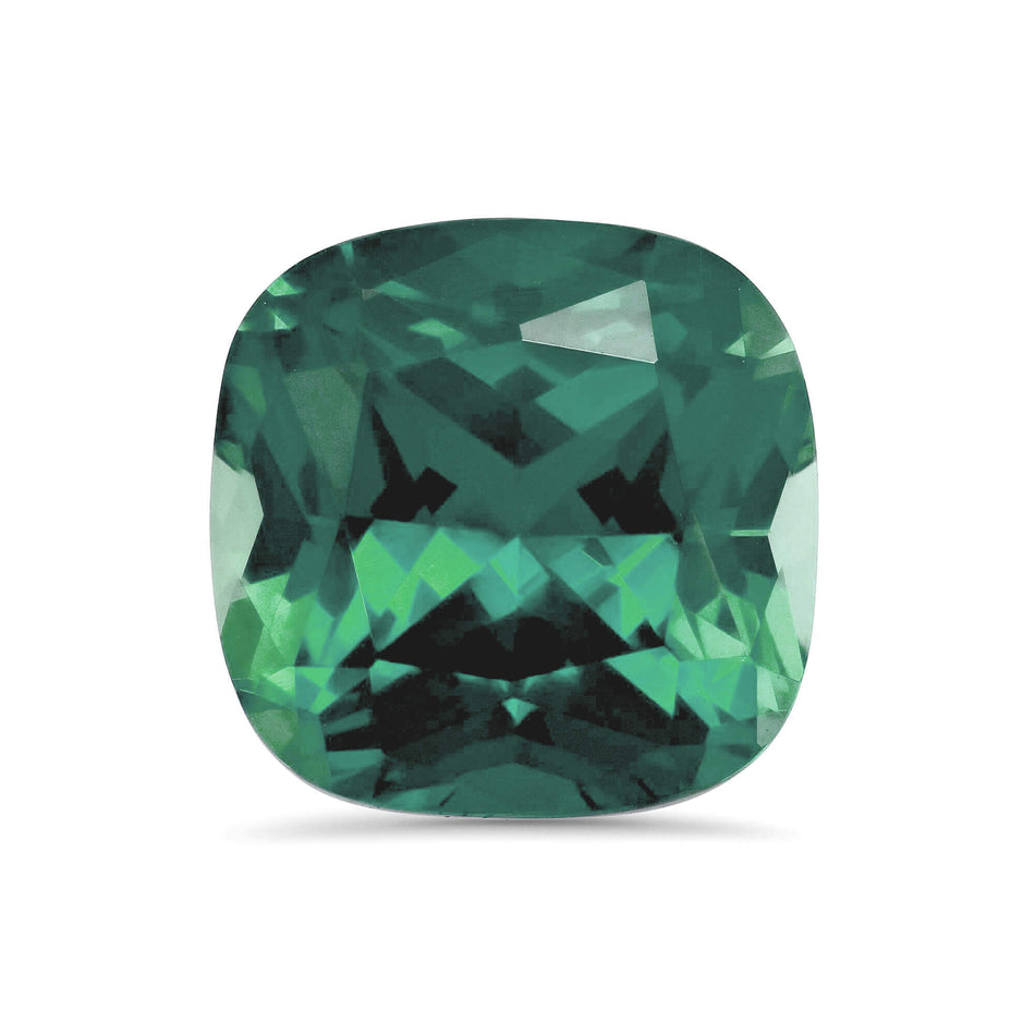 Square Cushion Lab Created Emerald