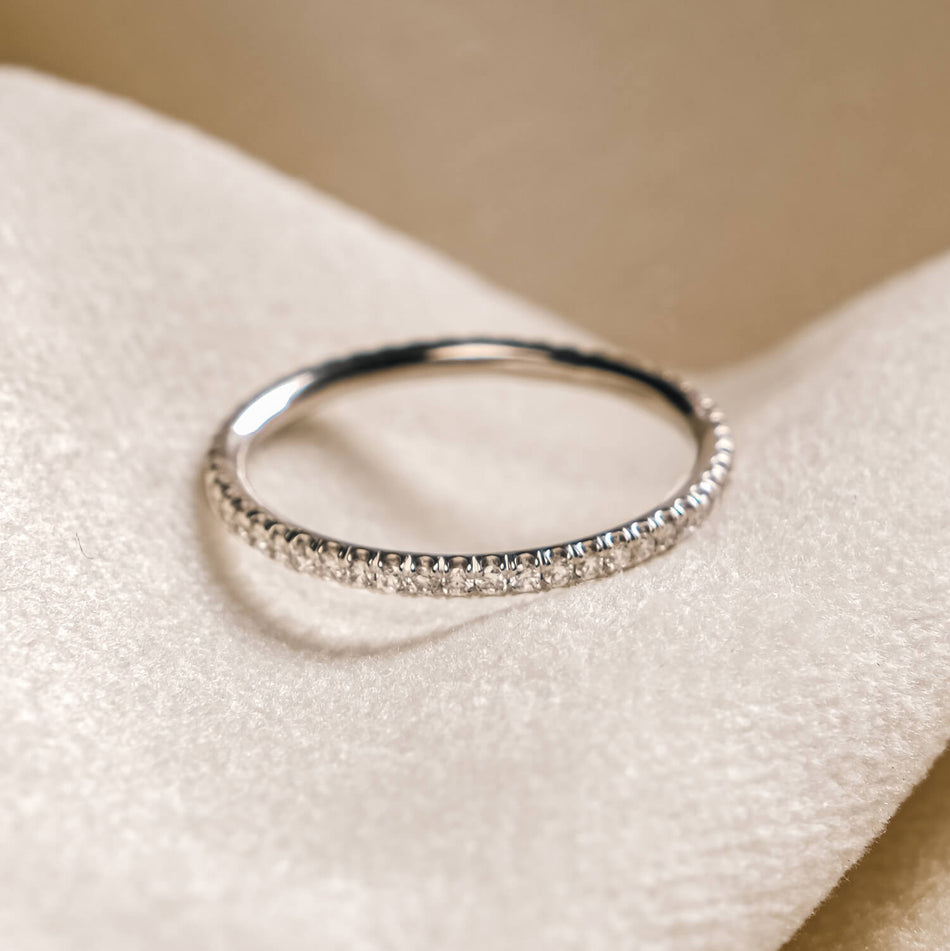 Vault #04 - 0.44cttw Diamond Eternity Band in 18k White Gold