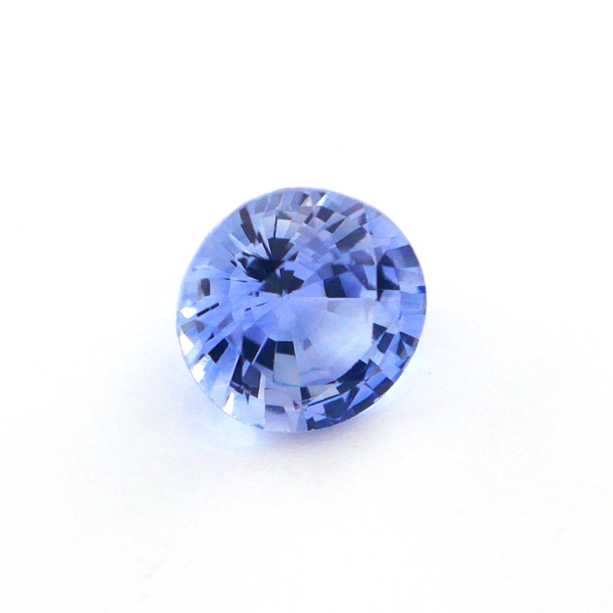 1.03ct 6.1mm Round Light Blue Sapphire