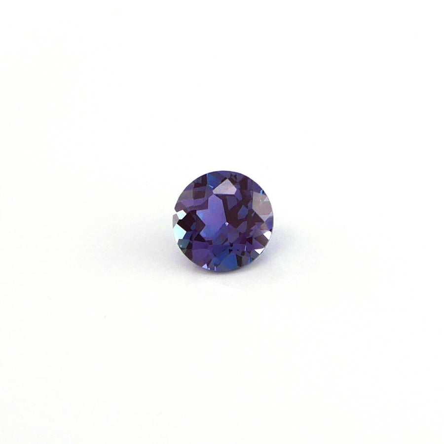 0.97ct 6mm Round Lab Grown Color Changing Alexandrite