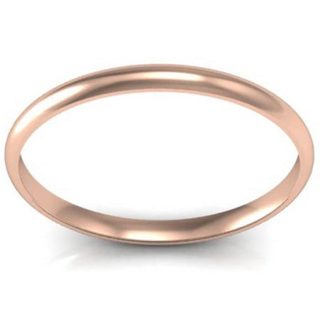 1.5 Gold Domed Wedding Band Plain Wedding Rings deBebians 