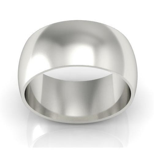10mm Traditional Wedding Ring in 18 Karat Gold Plain Wedding Rings deBebians 