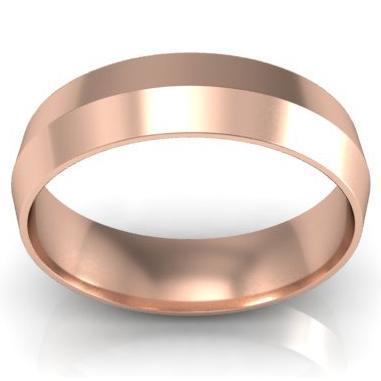 Plain Knife Edge Band 5mm Plain Wedding Rings deBebians 