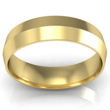 Plain Knife Edge Band 5mm Plain Wedding Rings deBebians 