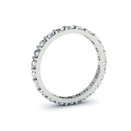 Round Bar Set Diamond Eternity Band - 1.00 carat - I1 Clarity Diamond Eternity Rings deBebians 