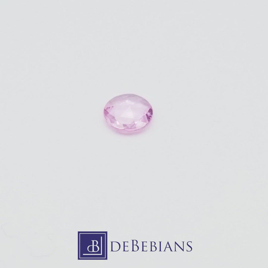 0.70ct 6.1mm Rose Cut Pink Sapphire