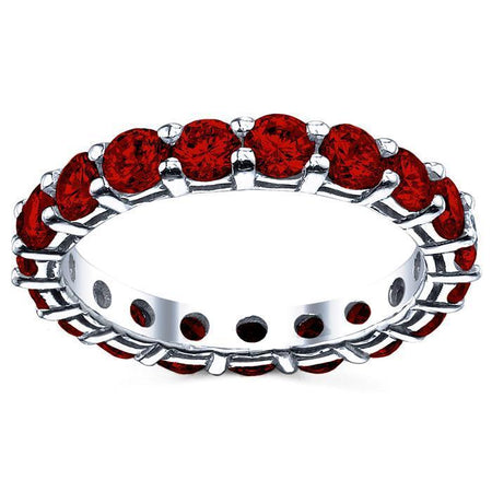 3.00 cttw Ruby Eternity Ring Gemstone Eternity Rings deBebians 