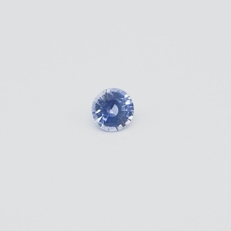 1.03ct 6.1mm Round Light Blue Sapphire