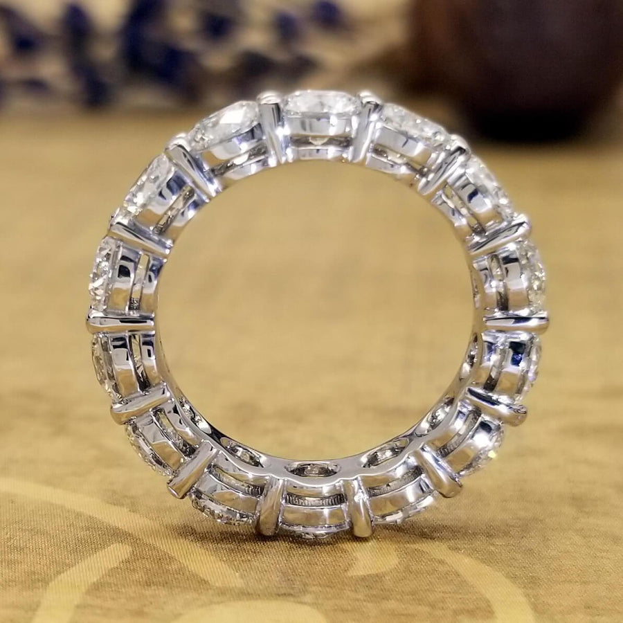 5.00 cttw Round Shared Prong Lab Created Diamond Eternity Band