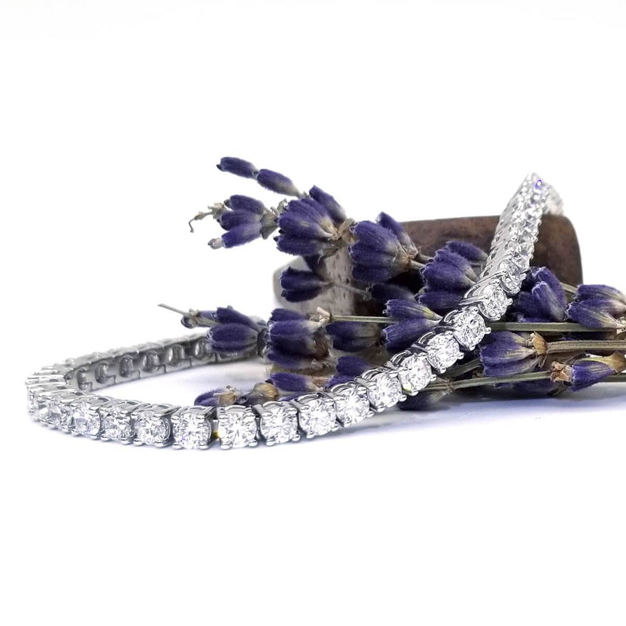 8 Carat Lab Grown Diamond Tennis Bracelet