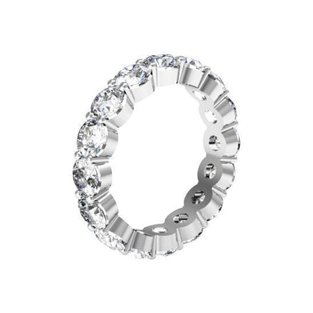 4.00 cttw Round Shared Prong Buttercup Diamond Eternity Band