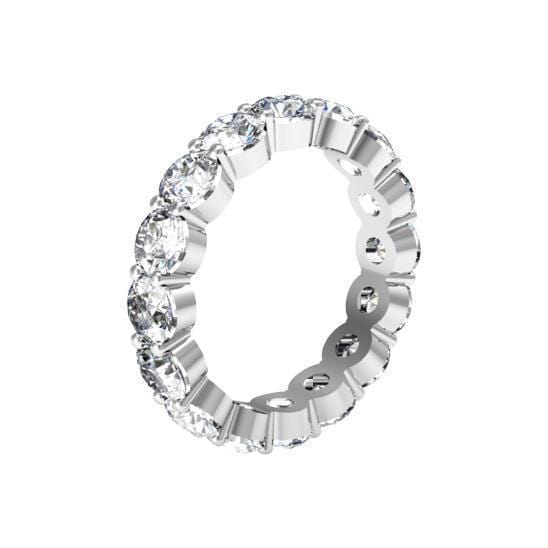 4.00 cttw Round Shared Prong Buttercup Diamond Eternity Band