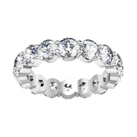 4.00 cttw Round Shared Prong Buttercup Diamond Eternity Band