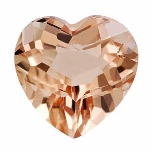 5.00 ct Heart Morganite Loose Gemstones deBebians 