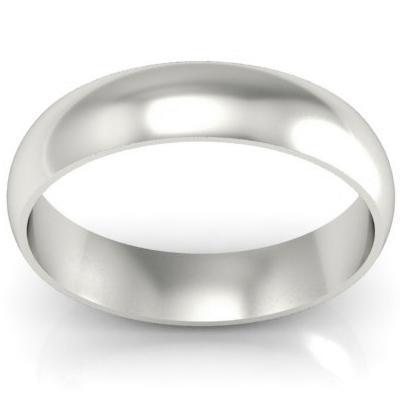 Classic Wedding Band in 18k 5mm Plain Wedding Rings deBebians 