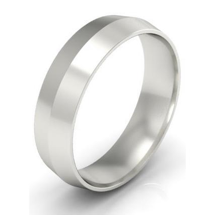 5mm Knife Edge Wedding Ring in 14kt Gold Plain Wedding Rings deBebians 