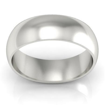 7mm Traditional Wedding Ring in 18k Gold Plain Wedding Rings deBebians 
