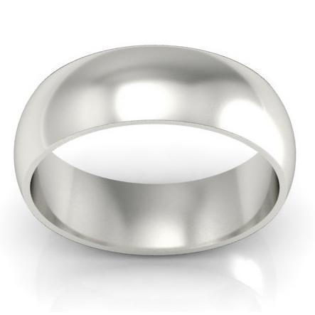 7mm Traditional Wedding Ring in 14kt Gold Plain Wedding Rings deBebians 