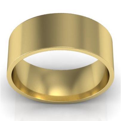Flat Court Softened Edges Wedding Ring in 18ct Yellow Gold | 5mm | Garrard