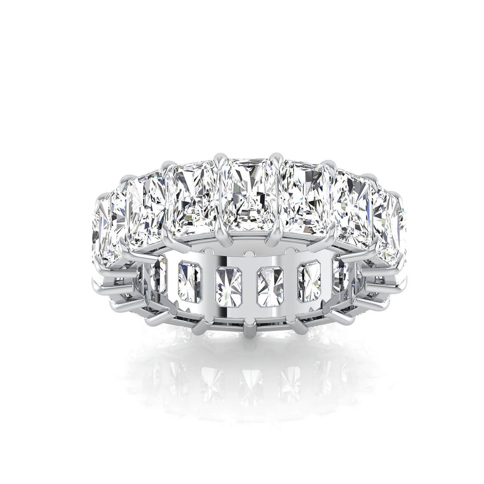 Radiant Cut Lab Grown Diamond Eternity Band - 6.80cttw