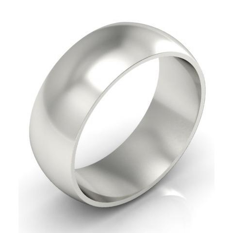 Traditional Wedding Ring 8mm Plain Wedding Rings deBebians 
