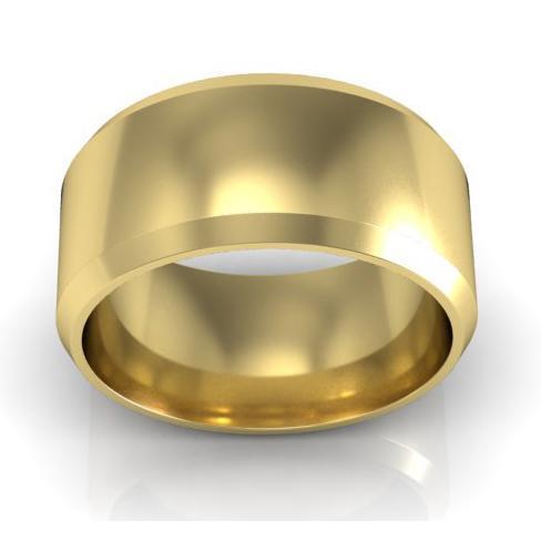 Plain Wedding Ring in 14k 9mm Plain Wedding Rings deBebians 