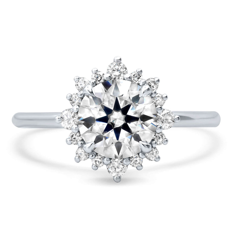 The Margaret Halo Engagement Ring