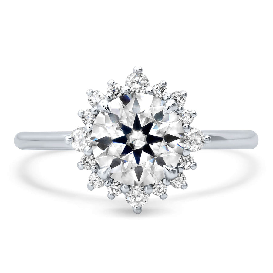 The Margaret Halo Engagement Ring