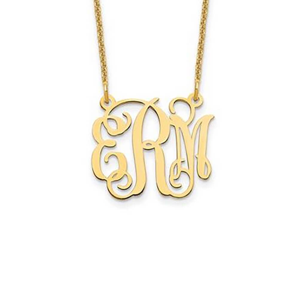 Cursive Monogram Pendant – deBebians