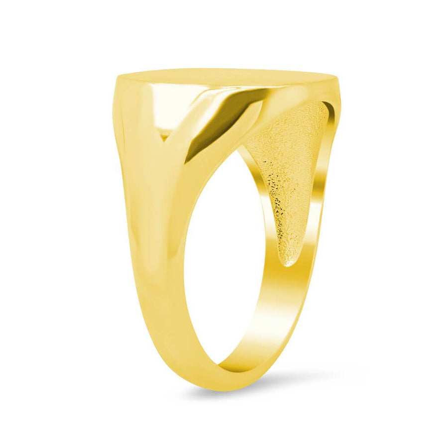 Men's Square Signet Ring - Medium Signet Rings deBebians 