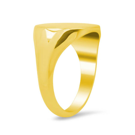 Men's Square Signet Ring - Medium Signet Rings deBebians 