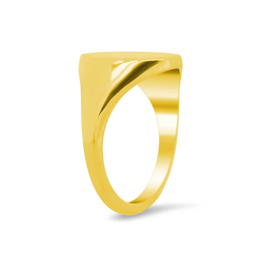 Women's Oval Signet Ring - Medium Signet Rings deBebians 