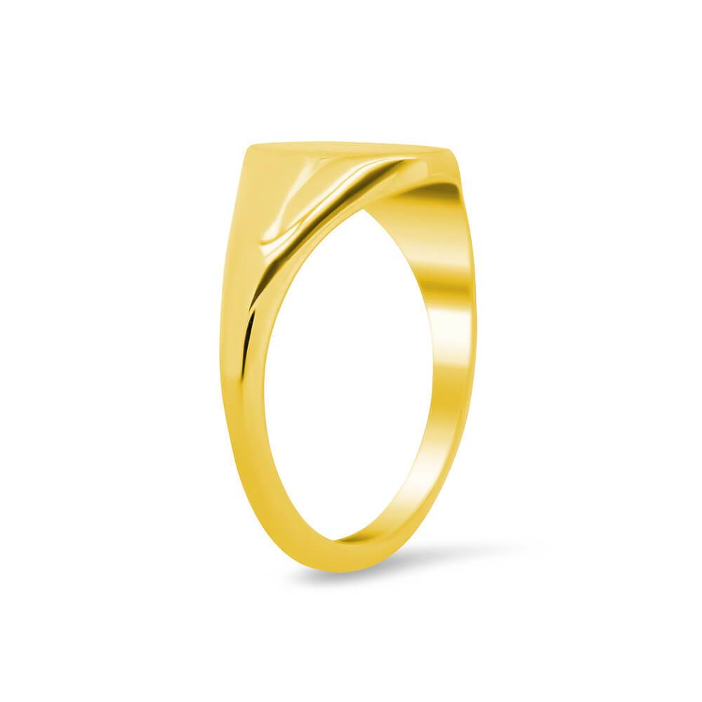 Women's Oval Signet Ring - Extra Small Signet Rings deBebians 