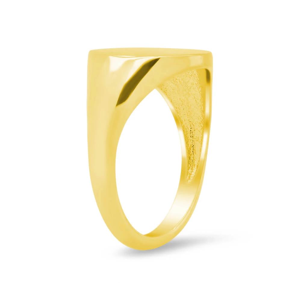 Women's Round Signet Ring - Small Signet Rings deBebians 