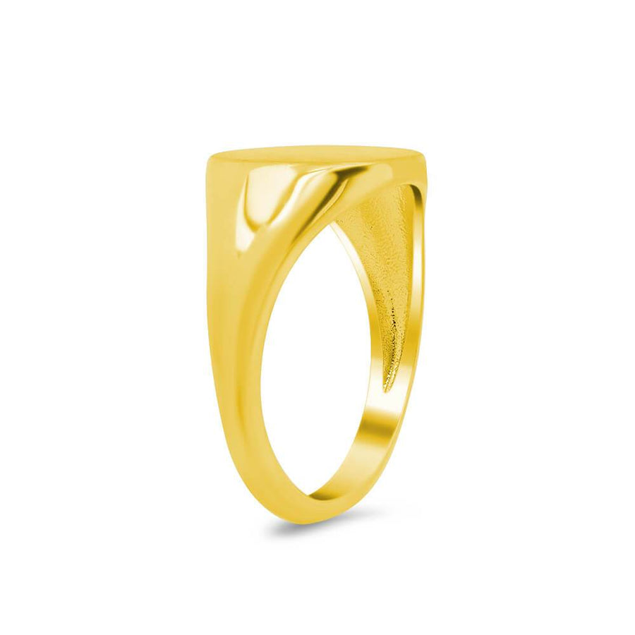 Women's Square Signet Ring - Medium Signet Rings deBebians 