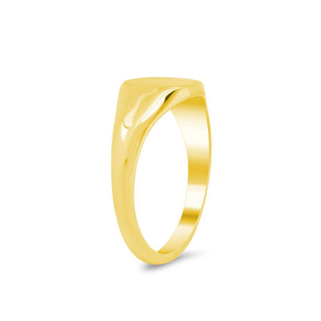 Women's Square Signet Ring - Extra Small Signet Rings deBebians 