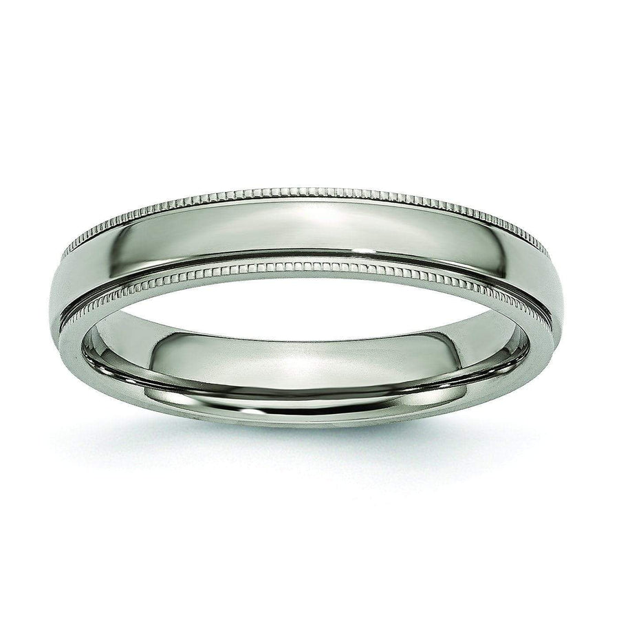 4mm Titanium Ring for Women Titanium Wedding Rings deBebians 