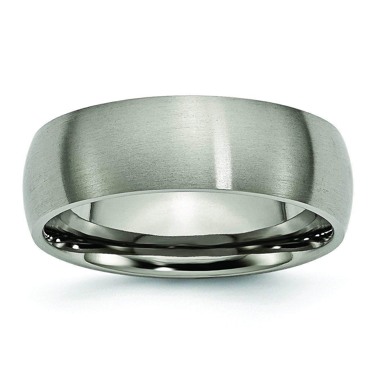 7mm Titanium Wedding Band Titanium Wedding Rings deBebians 