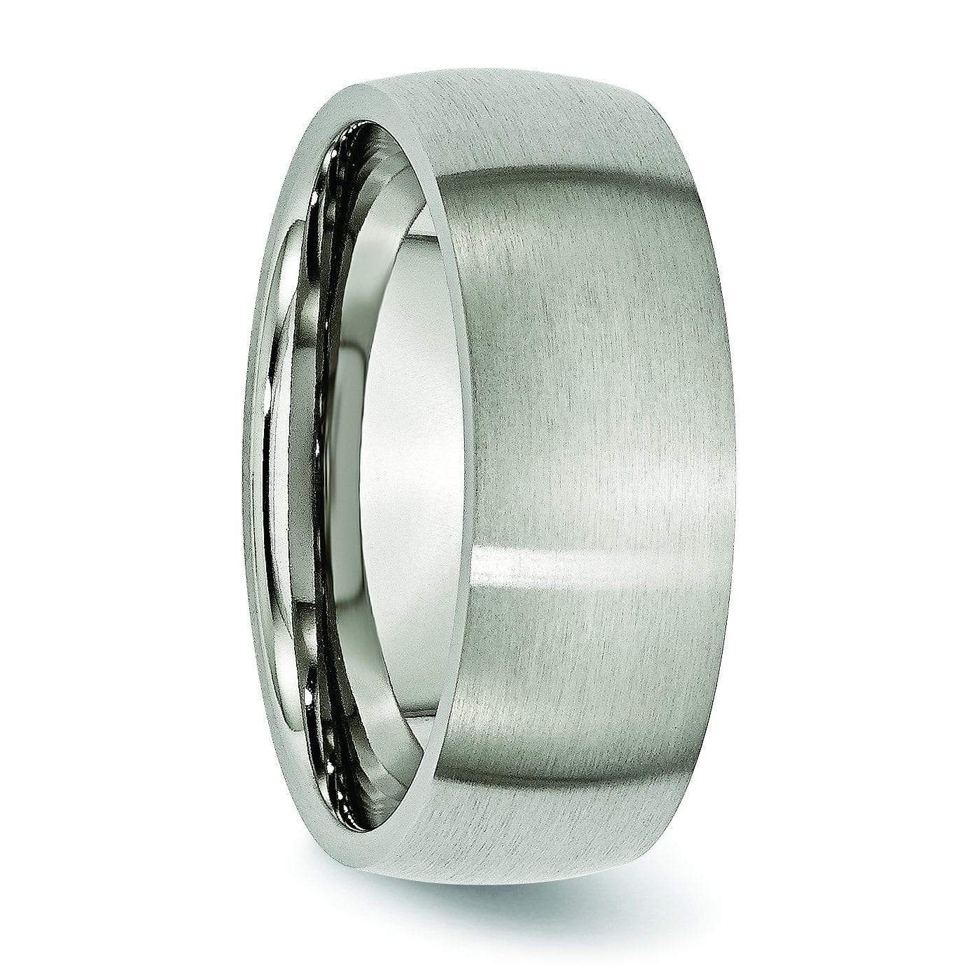 8mm Titanium Wedding Band Titanium Wedding Rings deBebians 