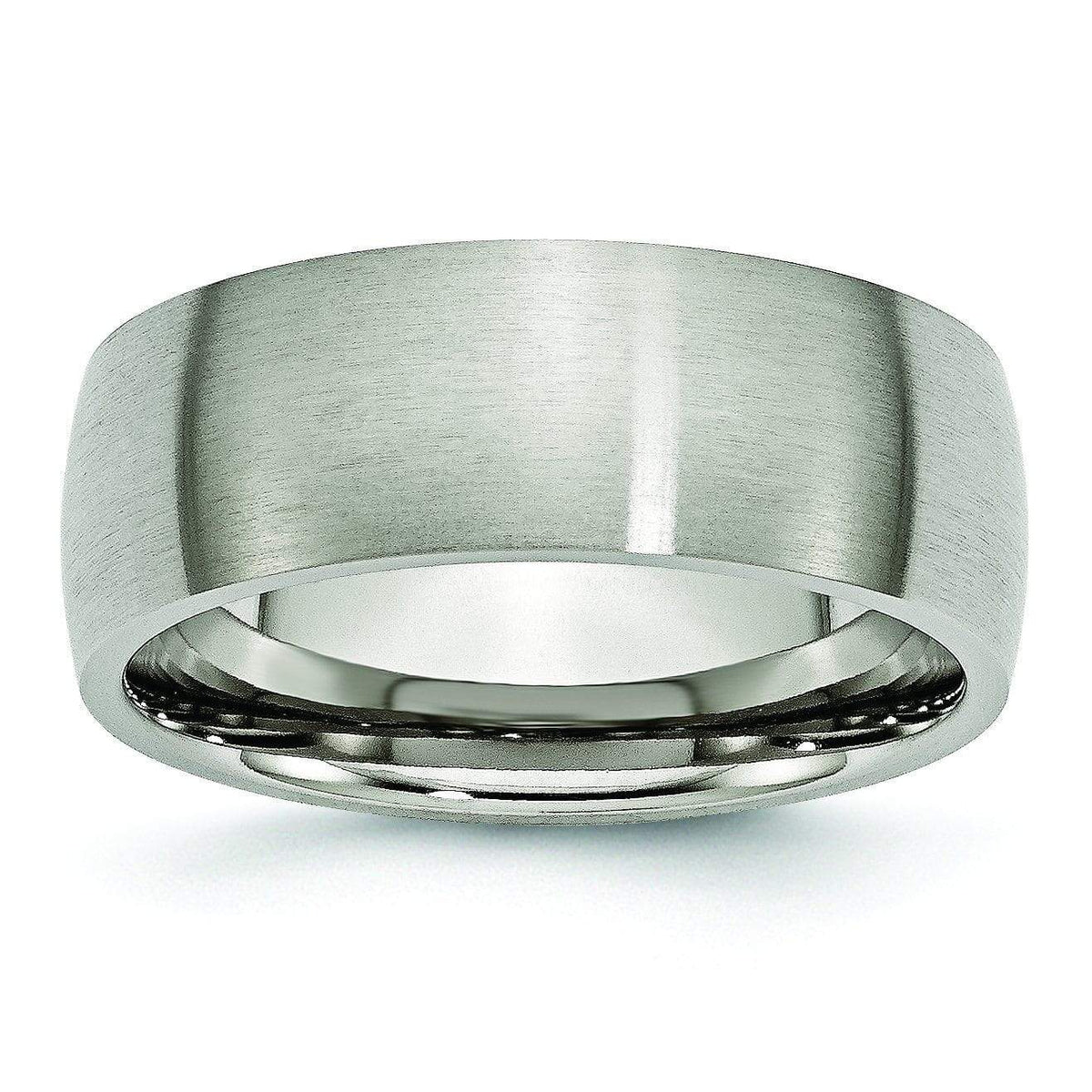 8mm Titanium Wedding Band Titanium Wedding Rings deBebians 