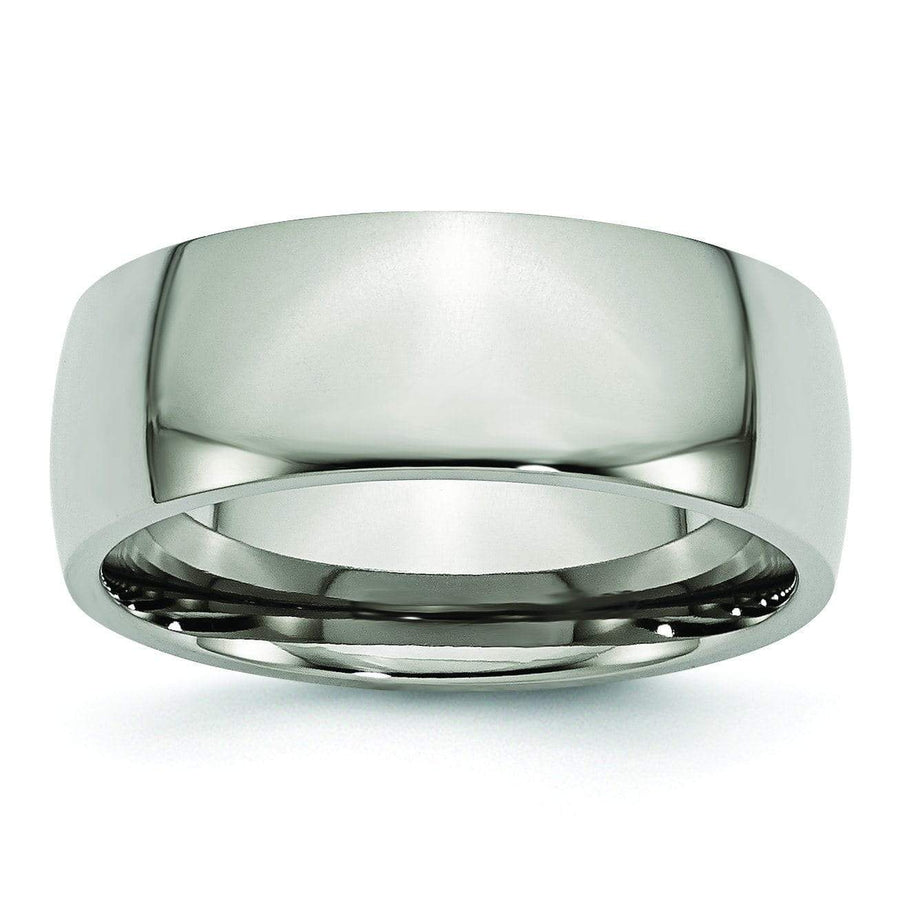 8mm Titanium Ring Titanium Wedding Rings deBebians 