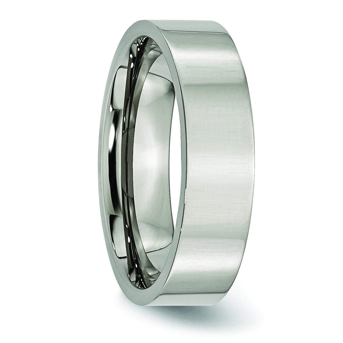 6mm Titanium Wedding Band Titanium Wedding Rings deBebians 