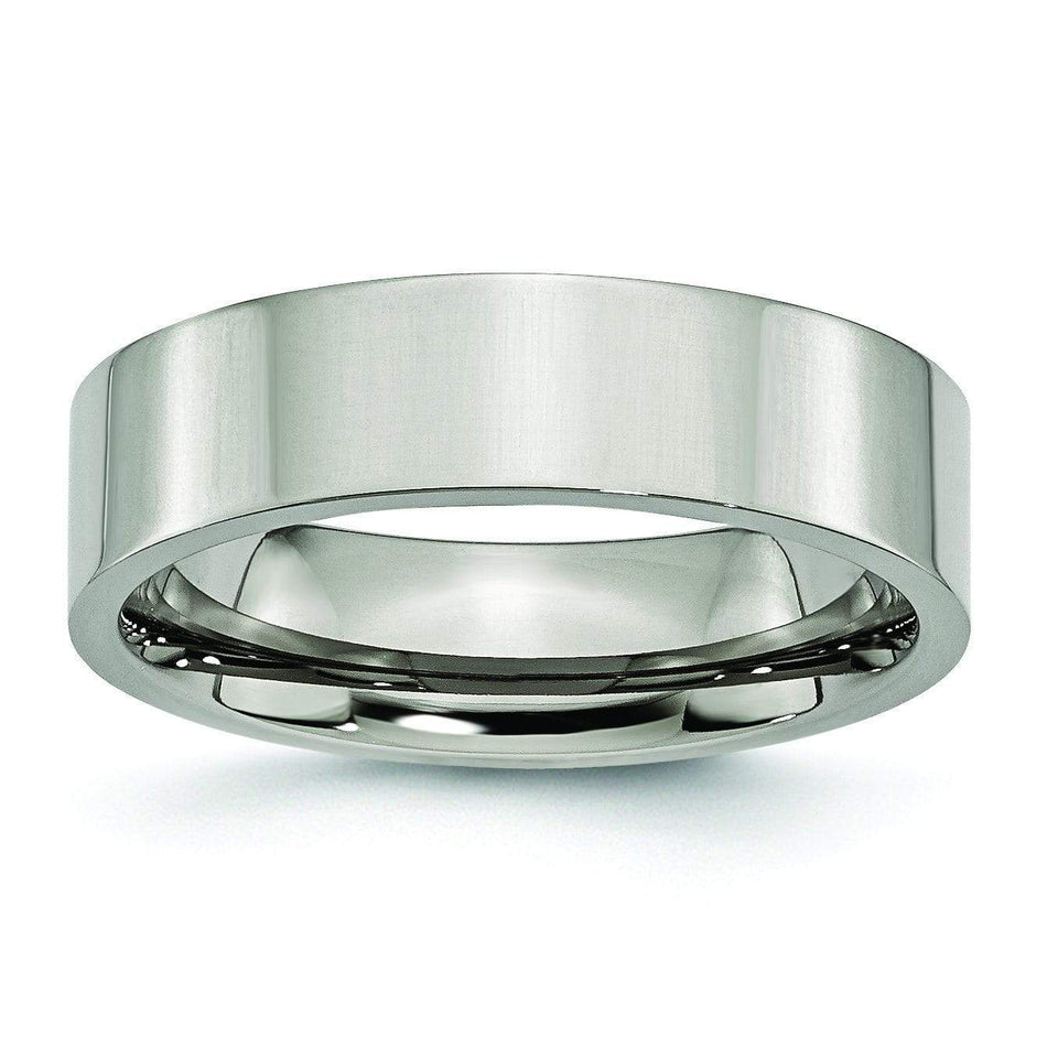 6mm Titanium Wedding Band Titanium Wedding Rings deBebians 