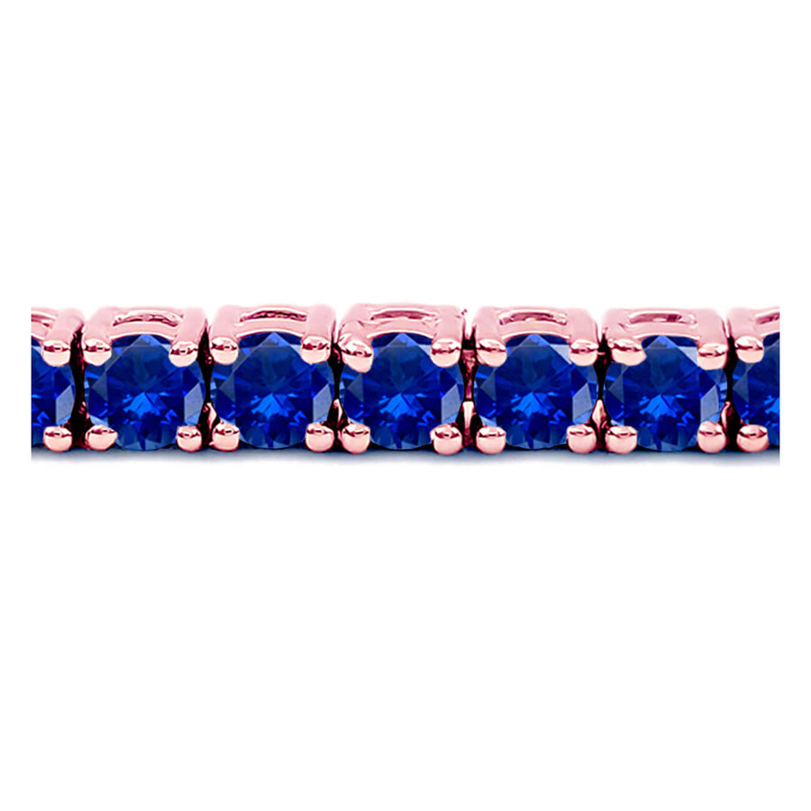9 Carat Blue Sapphire Tennis Bracelet