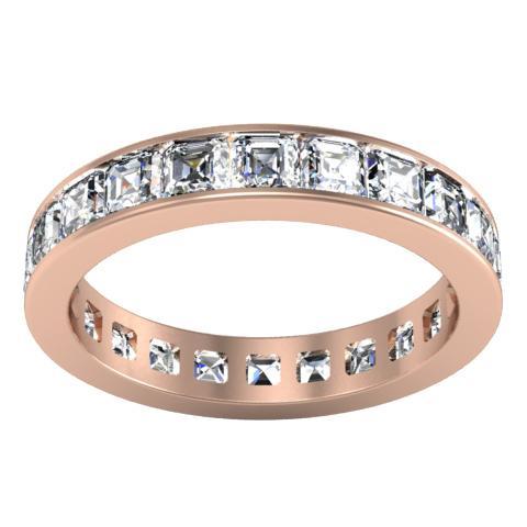 Asscher Cut Diamond Eternity band – SES Creations