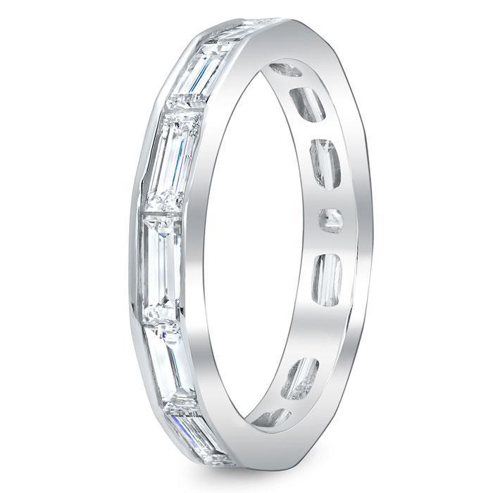 Baguette Cut Channel Set Diamond Eternity Band - 2.25 carat - VS Clarity Diamond Eternity Rings deBebians 