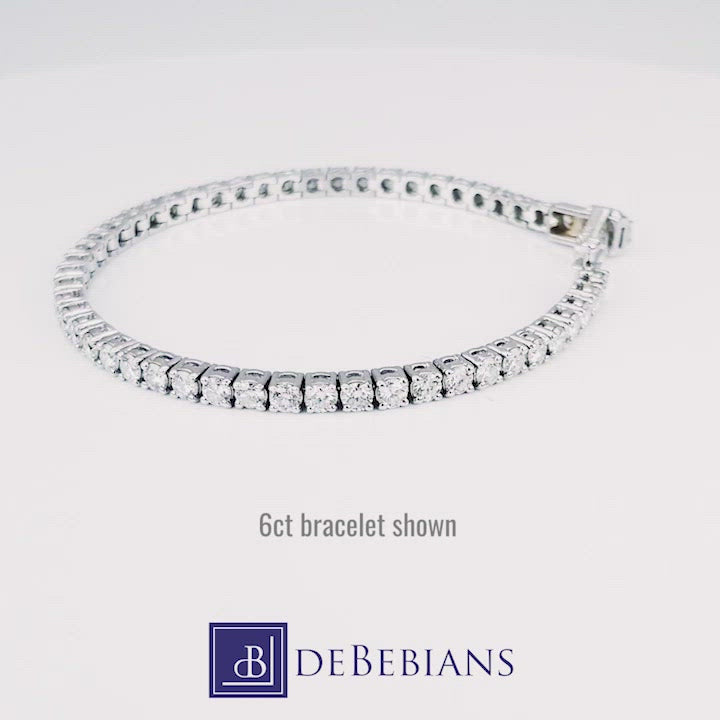 Diamond tennis bracelet, what could be more classic and iconic at the same  time? This one is a ten carat heavy weight, with each diamond… | Instagram