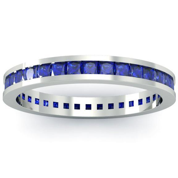 Blue Sapphire Eternity Ring Gemstone Eternity Rings deBebians 