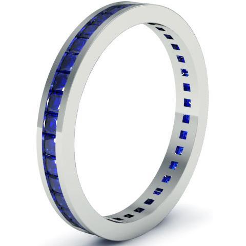 Blue Sapphire Eternity Ring Gemstone Eternity Rings deBebians 